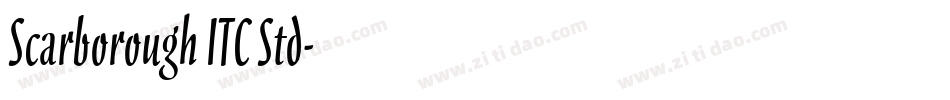 Scarborough ITC Std字体转换